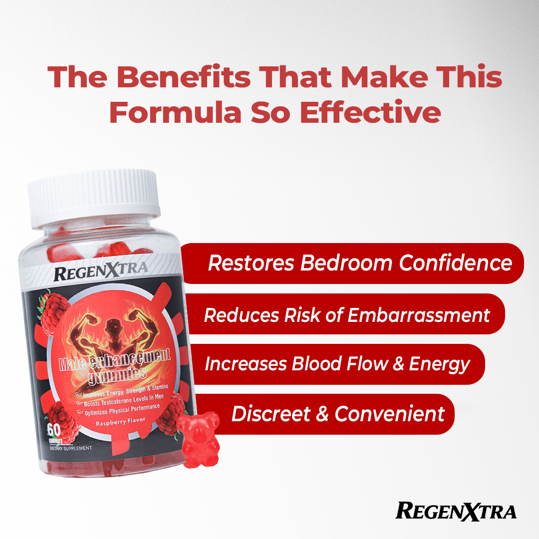 Regenxtra Male Enhancement Gummies | Achieve Rock-Hard Erection in Just 5 Minutes!